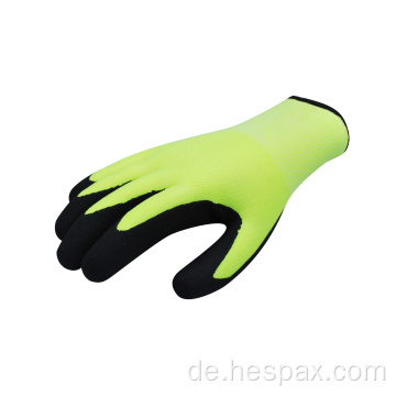 Hespax Custom sandy nitril Bauarbeiten Winterhandschuhe